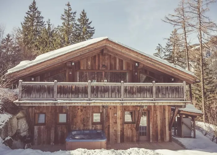L'ourson, Avec Jacuzzi, Sauna, Services Hoteliers Alpesi faház Chamonix